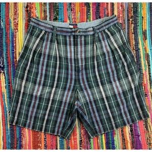 Tommy Hilfiger Men's Shorts Size 34 Multicolours Plaid Classic Cotton Chino